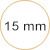 Çanta Çıtçıtı - Gümüş 15 mm