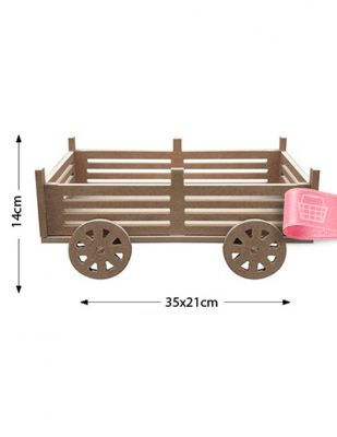 Ahşap Bahçe Arabası - KKU2T