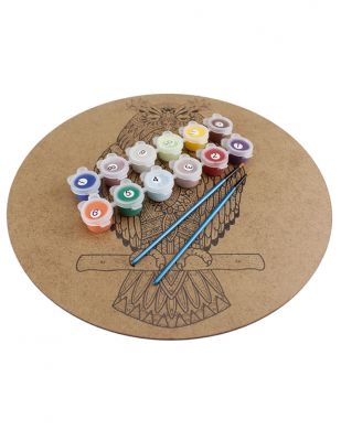 Ahşap Boyama Seti - Mandala - KBSM2T