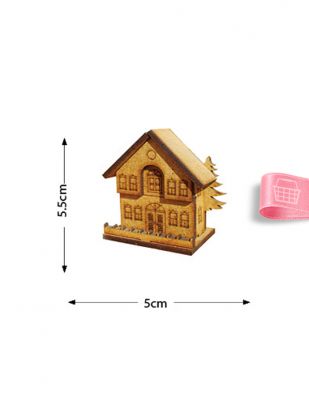 Ahşap Minyatür - Ev - KMY61T