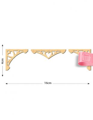 Ahşap Motif - 3 lü Set - KMT17T