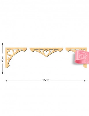  - Ahşap Motif - 3 lü Set - KMT17T