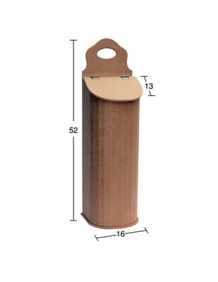  - Ahşap Poşetlik - Bombe - KU336