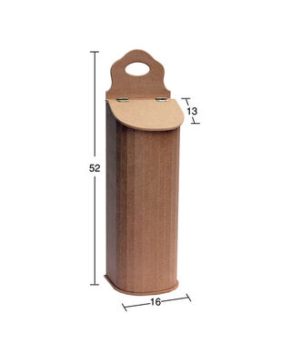 Ahşap Poşetlik - Bombe - KU336