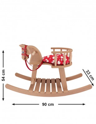  - Ahşap Sallanan At - Çocukların Binebileceği Standartlardadır - KCHG66T
