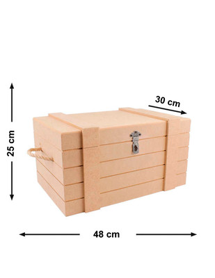  - Ahşap Sandık - Çıta Bağlamalı Sandık - KKU88T