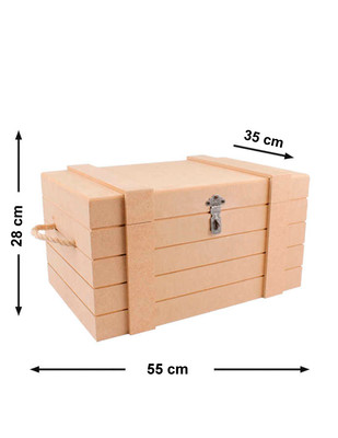  - Ahşap Sandık - Çıta Bağlamalı Sandık - KKU89T