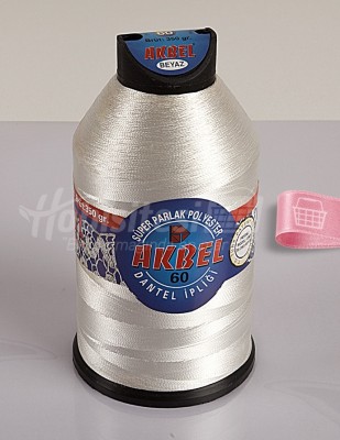 AKBEL - Akbel Dantel İpliği - No:60 - 350gr - Beyaz