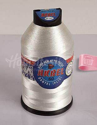 Akbel Dantel İpliği - No:60 - 350gr - Beyaz