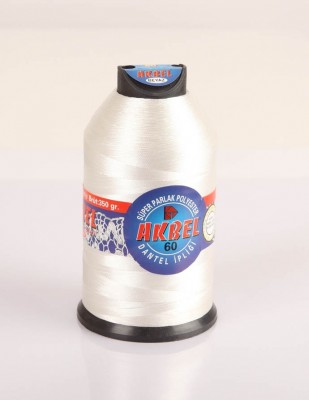 AKBEL - Akbel Dantel İpliği - No:60 - 350gr - Kar Beyaz