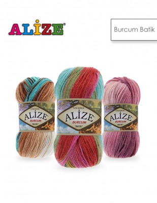 ALİZE - Alize Burcum Batik El Örgü İplikleri