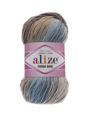 Alize Cotton Gold Batik El Örgü İplikleri