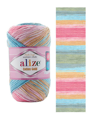 Alize Cotton Gold Batik El Örgü İplikleri