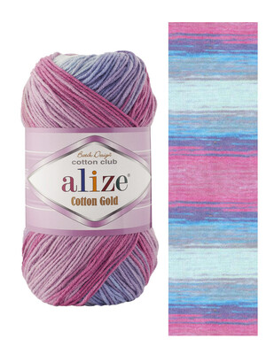 Alize Cotton Gold Batik El Örgü İplikleri - Thumbnail