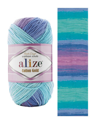 Alize Cotton Gold Batik El Örgü İplikleri