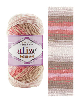 Alize Cotton Gold Batik El Örgü İplikleri - Thumbnail