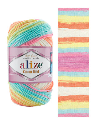Alize Cotton Gold Batik El Örgü İplikleri - Thumbnail