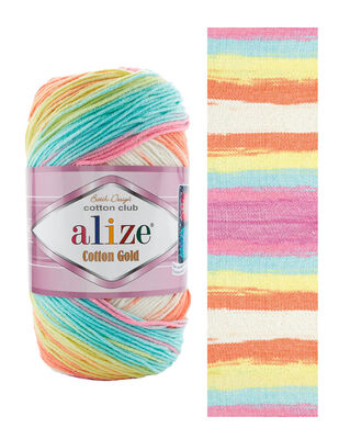 Alize Cotton Gold Batik El Örgü İplikleri