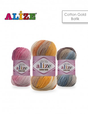 ALİZE - Alize Cotton Gold Batik El Örgü İplikleri
