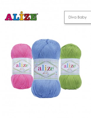 ALİZE - Alize Diva Baby El Örgü İplikleri