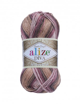 Alize Diva Batik El Örgü İplikleri - Thumbnail