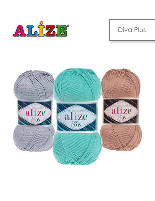 Alize Diva Plus El Örgü İplikleri