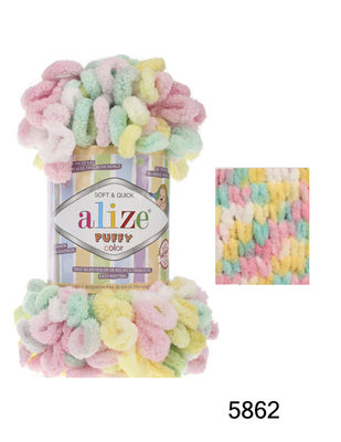 Alize Puffy Color El Örgü İplikleri