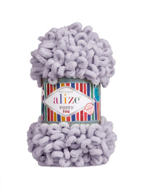 Alize Puffy Fine Hand Knitting Yarns - Thumbnail