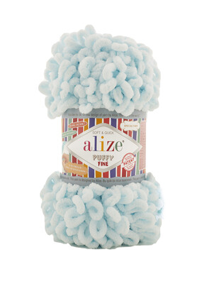 Alize Puffy Fine Hand Knitting Yarns - Thumbnail