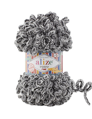 Alize Puffy Fine Hand Knitting Yarns - Thumbnail