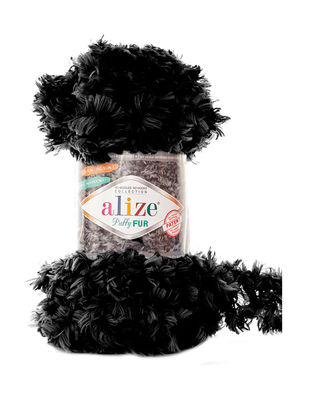 Alize Puffy Fur El Örgü İplikleri