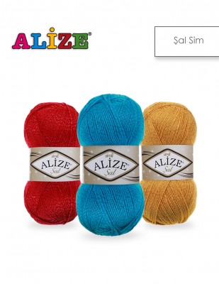 ALİZE - Alize Şal Sim Hand Knitting Yarns