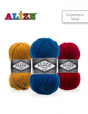 ALİZE - Alize Superlana Maxi Hand Knitting Yarns