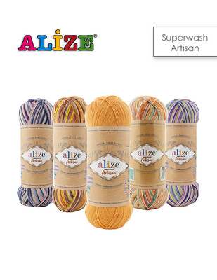 ALİZE - Alize Superwash Artısan El Örgü İplikleri