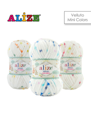 ALİZE - Alize Velluto Mini Colors El Örgü İplikleri