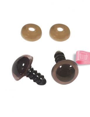 Amigurumi Vidalı Göz - 12 mm - 4 Çift Paket