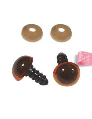 Amigurumi Vidalı Göz - 12 mm - 4 Çift Paket