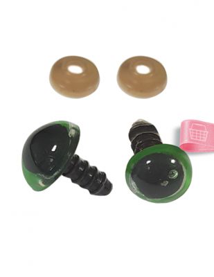 Amigurumi Vidalı Göz - 14 mm - 4 Çift Paket