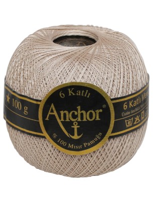 ANCHOR - Anchor 26/6 Ağ İpliği - 100 gr - Ekru