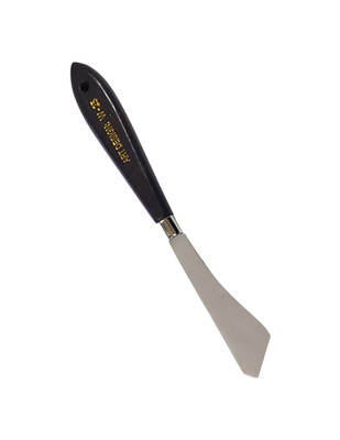  - Art Metal Spatula, Ahşap Saplı - W25