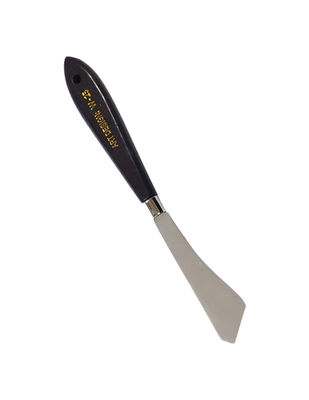 Art Metal Spatula, Ahşap Saplı - W25