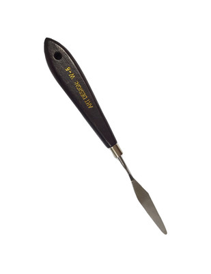  - Art Metal Spatula, Ahşap Saplı - W6