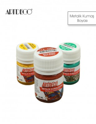 ARTDECO - Artdeco Kumaş Boyaları - Metalik Renkler - 25 ml