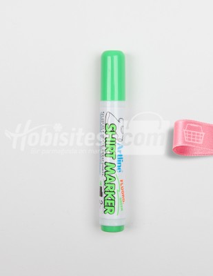 ARTLINE - Artline Shirt Marker - T-Shirt Kalemi - Fluoro Green - 2 mm