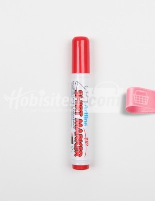 ARTLINE - Artline Shirt Marker - T-Shirt Kalemi - Red - 2 mm