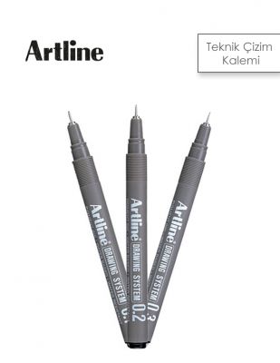 Artline Teknik Çizim Kalemi - Siyah