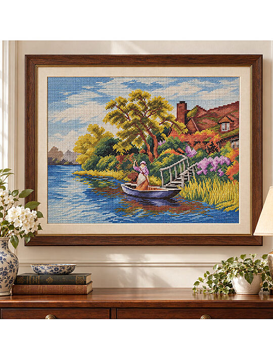 Baskılı Goblen Pano - 40x50 cm 2181M - 3