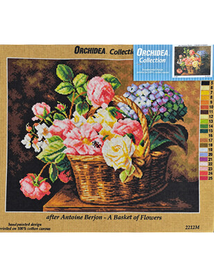ORCHIDEA - Baskılı Goblen Pano - 40x50 cm 2212