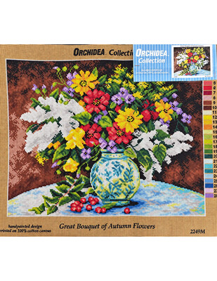 ORCHIDEA - Baskılı Goblen Pano - 40x50 cm 2249