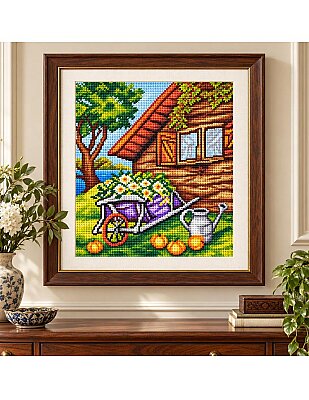 Baskılı Goblen Pano - 24x30 cm 2305H - 3